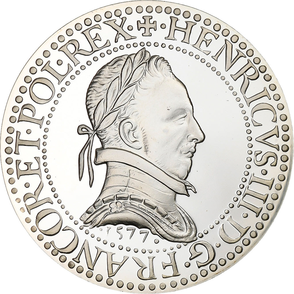 France, 10 Francs, Franc d'Henri III, 2000, Paris, Silver, MS(63), KM:1969