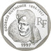 France, 100 Francs, Georges Guynemer, 1997, Paris, Silver, MS(63), KM:1196