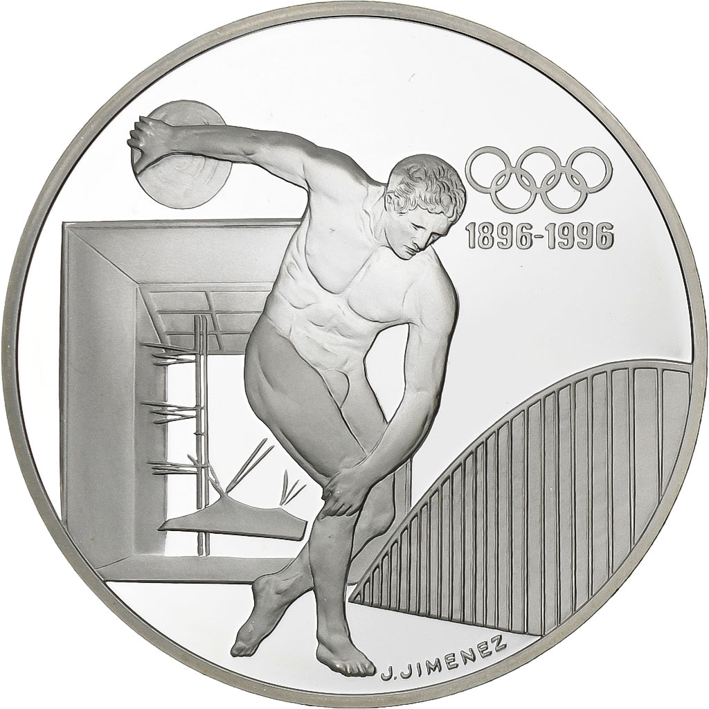 France, 100 Francs, Jeux Olympiques, 1994, Paris, Argent, SPL, KM:1047