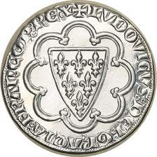 France, 10 Francs, Pièces d'Histoire Louis IX, 2000, Paris, Silver, MS(63)