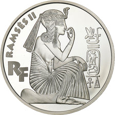 França, 10 Francs, Trésor du nil, 1998, Paris, Prata, MS(63), KM:1207