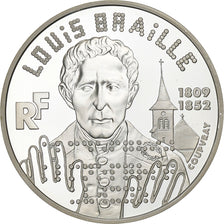 Francia, 100 Francs, Louis Braille, 1999, Paris, Argento, SPL, KM:1295