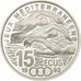 Francja, 100 Francs-15 Ecus, Jeux méditerranéens, natation, 1993, Paris
