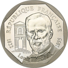 France, 100 Francs, Louis Pasteur, 1995, Paris, Silver, MS(63), KM:1134