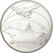 France, 10 Euro, Le Charles De Gaulle, 2016, Paris, Silver, MS(63)
