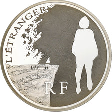 France, 10 Euro, L'Etranger, Albert Camus, 2011, Paris, Silver, MS(63)