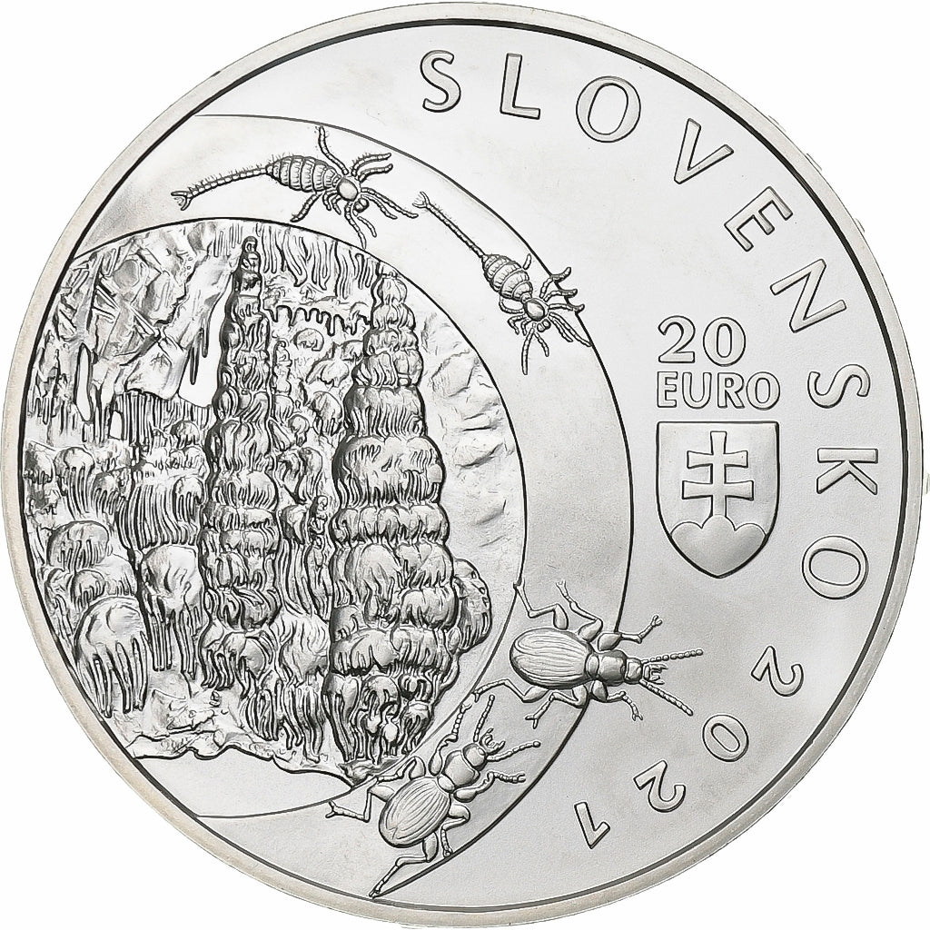 Slowakije, 20 Euro, Proof, 2021, Zilver, UNC-