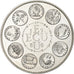 France, Ecu, 1980, Silver, Europa, MS(63)