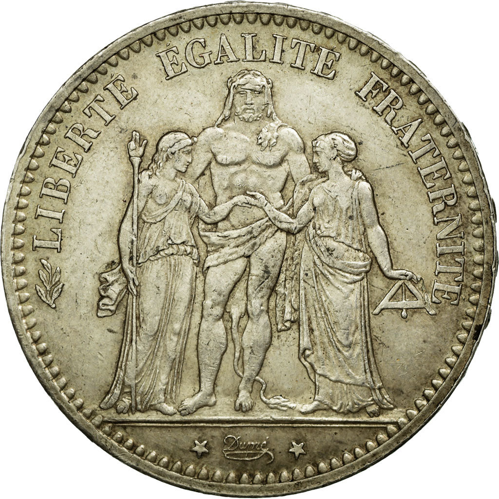 Coin, France, Hercule, 5 Francs, 1873, Paris, AU(55-58), Silver, KM:820.1