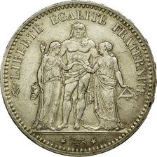 Coin, France, Hercule, 5 Francs, 1873, Paris, AU(55-58), Silver, KM:820.1