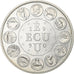 France, Ecu, 1990, Silver, Europa, MS(63)