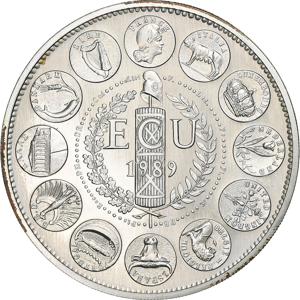 Frankreich, Ecu, 1989, Silber, Europa, UNZ