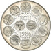 France, Ecu, 1986, Silver, Europa, MS(63)