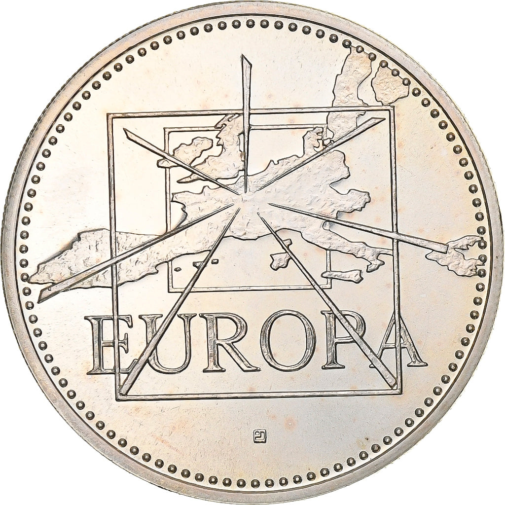France, Euro, 1997, Silver, Europa, MS(63)