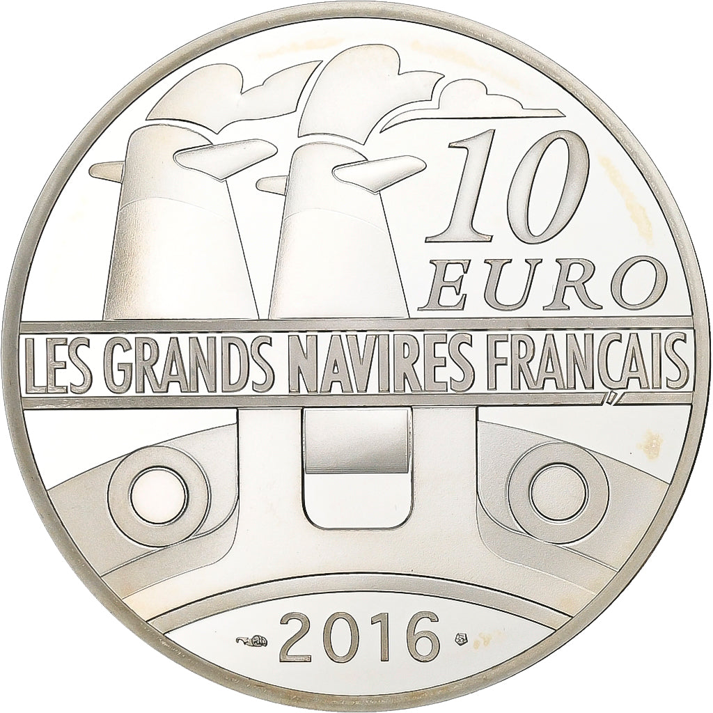 France, 10 Euro, Ile de France, BE, 2016, Paris, Argent, SPL