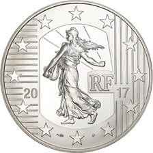 France, 10 Euro, Fontenoy, Proof, 2017, Paris, Silver, MS(63)