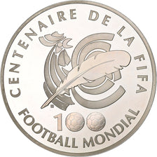 France, 1-1/2 Euro, Centenaire De La FIFA, 2004, Paris, Silver, MS(63)
