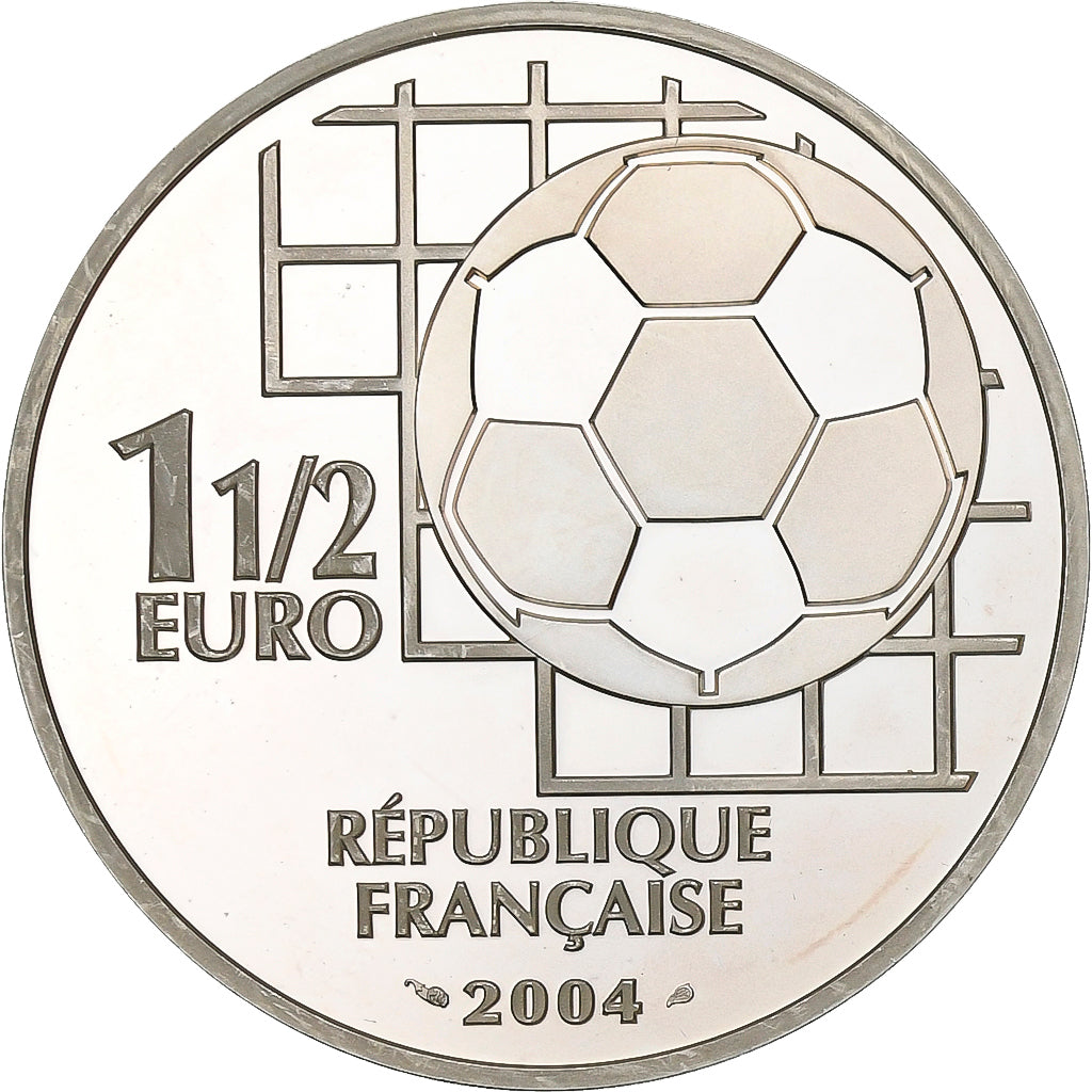 Francia, 1-1/2 Euro, Centenaire De La FIFA, 2004, Paris, Argento, SPL