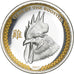 Palau, 5 Dollars, YEAR OF THE ROOSTER, 2017, Proof, Silver, MS(63)
