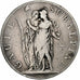 États italiens, PIEDMONT REPUBLIC, 5 Francs, AN 10 (1801), Turin, Argent, TB