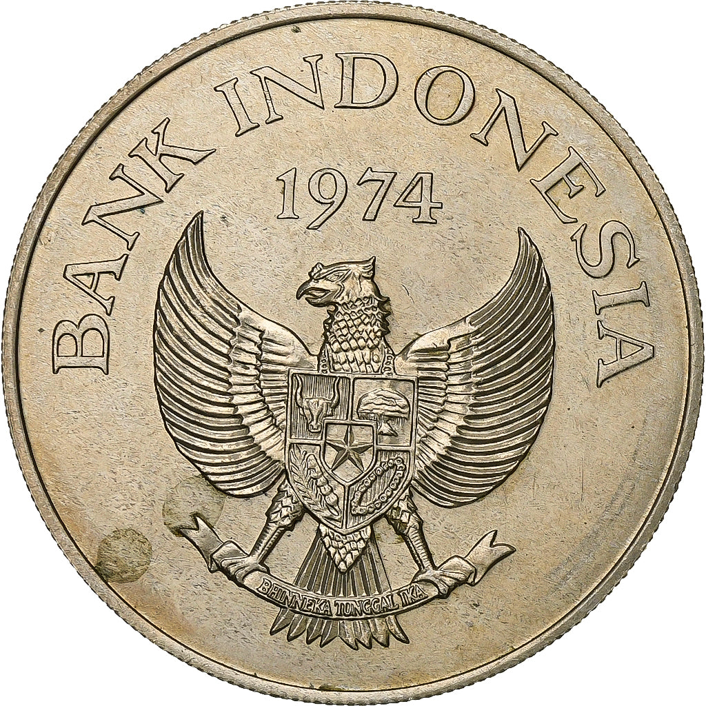 Indonesia, 5000 Rupiah, 1974, Silver, AU(55-58), KM:40