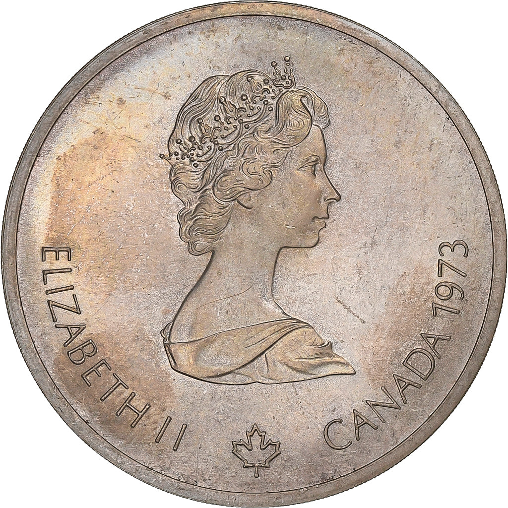 Canada, Elizabeth II, 10 Dollars, 1976 Montreal Olympics, 1973, Royal Canadian