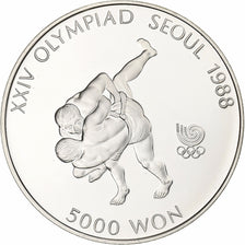 South Korea, 5000 Won, XXIV OLYMPIAD SEOUL 1988, 1988, Seoul, Silber, UNZ, KM:70