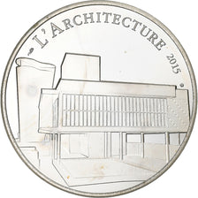 Francia, 10 Euro, Le Corbusier, FS, 2015, Paris, Argento, SPL