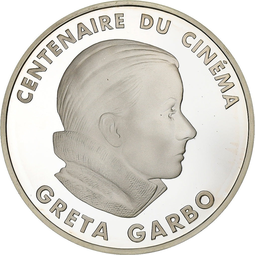Francia, 100 Francs, Greta Garbo, 1995, Paris, Argento, SPL, KM:1092