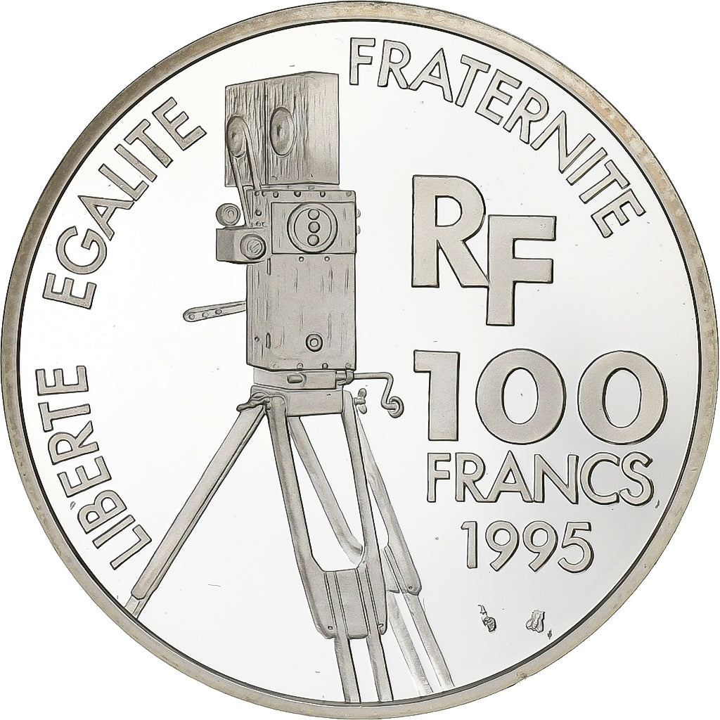 Francia, 100 Francs, Greta Garbo, 1995, Paris, Argento, SPL, KM:1092