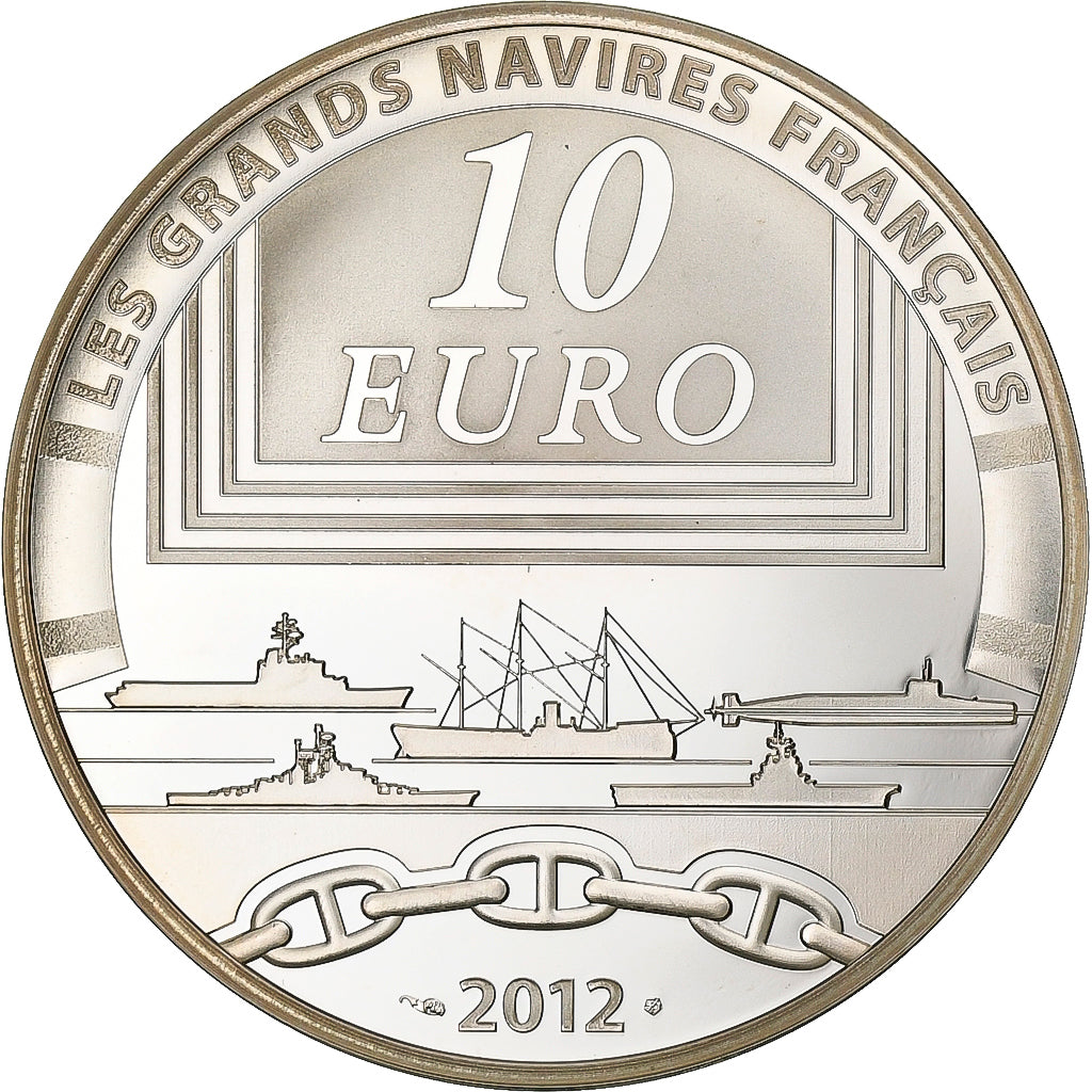Francia, 10 Euro, La Jeanne d'Arc, 2012, Paris, Argento, SPL, KM:2078