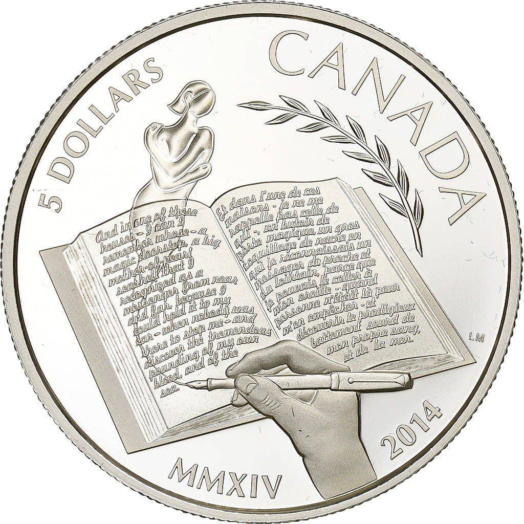 Canada, Elizabeth II, 5 Dollars, 2014, Royal Canadian Mint, Proof, Silver
