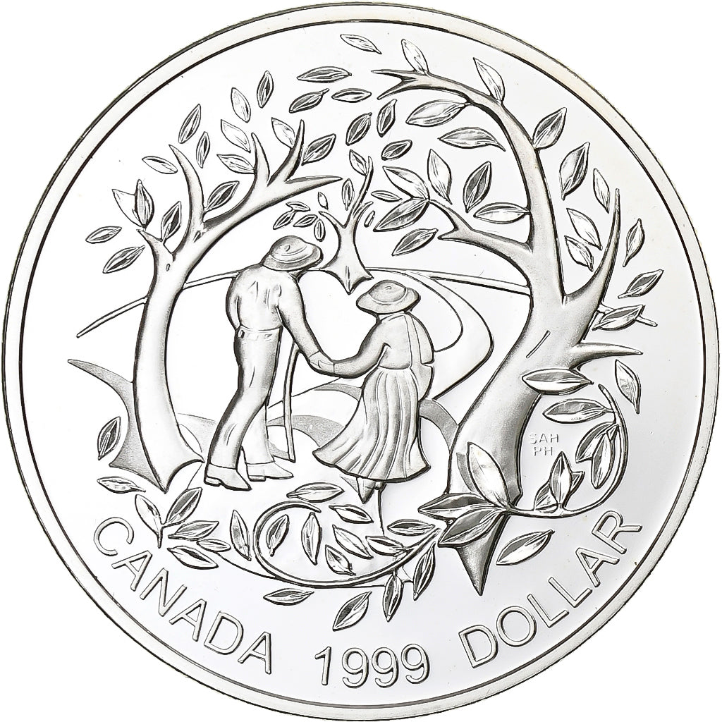 Canada, Elizabeth II, Dollar, 1999, Royal Canadian Mint, Argento, SPL, KM:355