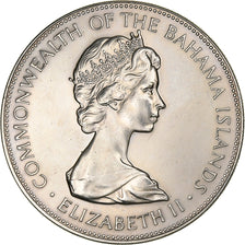 Bahamas, Elizabeth II, 5 Dollars, 1971, Franklin Mint, Silver, MS(63), KM:24