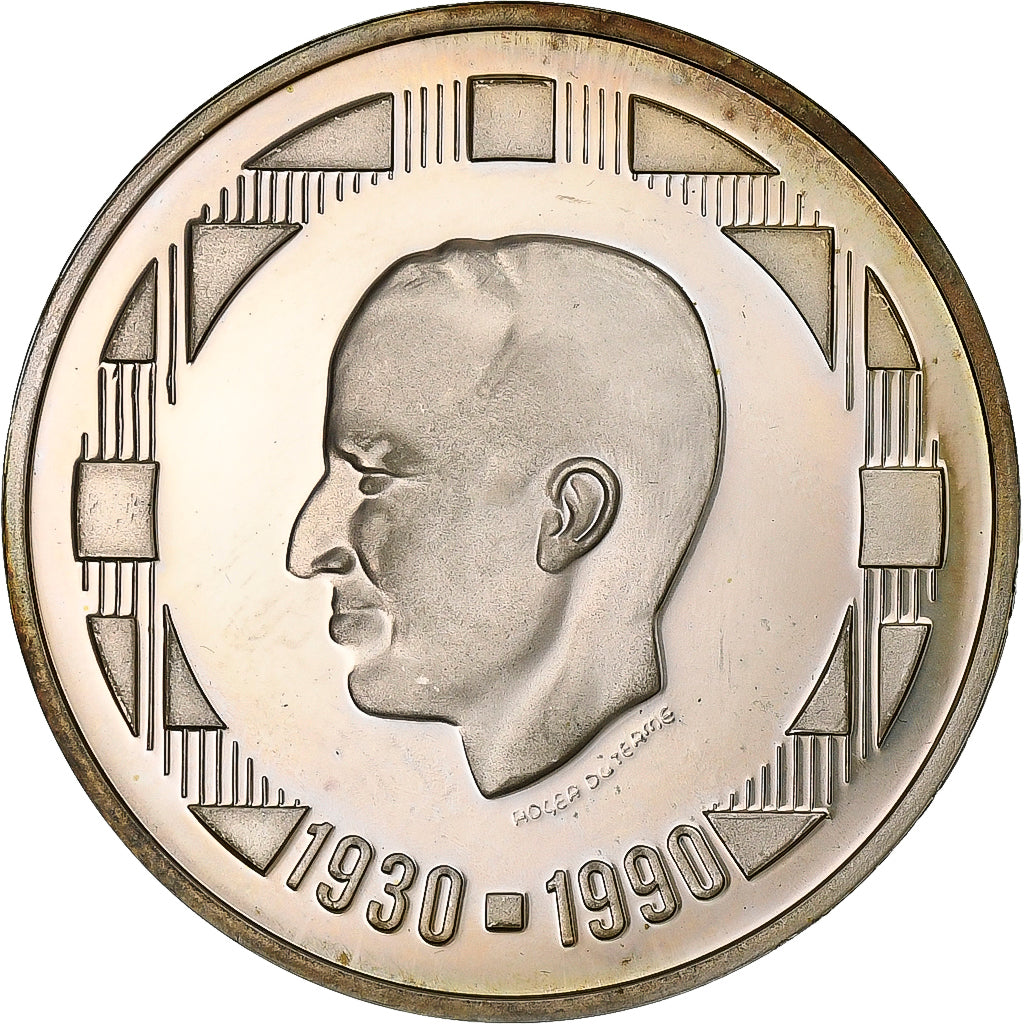 Belgien, Baudouin I, 500 Francs, 500 Frank, 1990, Brussels, Silber, UNZ, KM:179