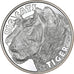 Sierra Leone, 20 Dollars, 2020, Félins - Tigre, Argent, SPL