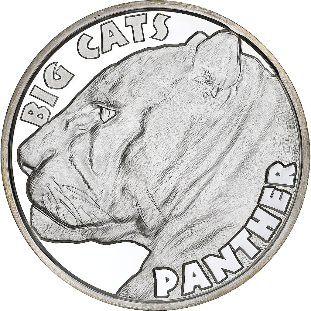 Sierra Leone, 20 Dollars, 2020, Félins - Panthère, Argento, SPL