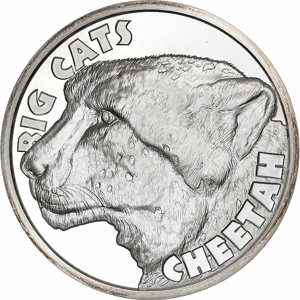 Sierra Leone, 20 Dollars, 2020, Félins - Guépard, Silver, MS(63)