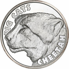 Sierra Leone, 20 Dollars, 2020, Félins - Guépard, Silver, MS(63)
