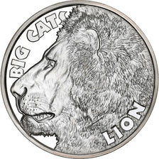 Sierra Leone, 20 Dollars, 2020, Félins - Lion, Silver, MS(63)
