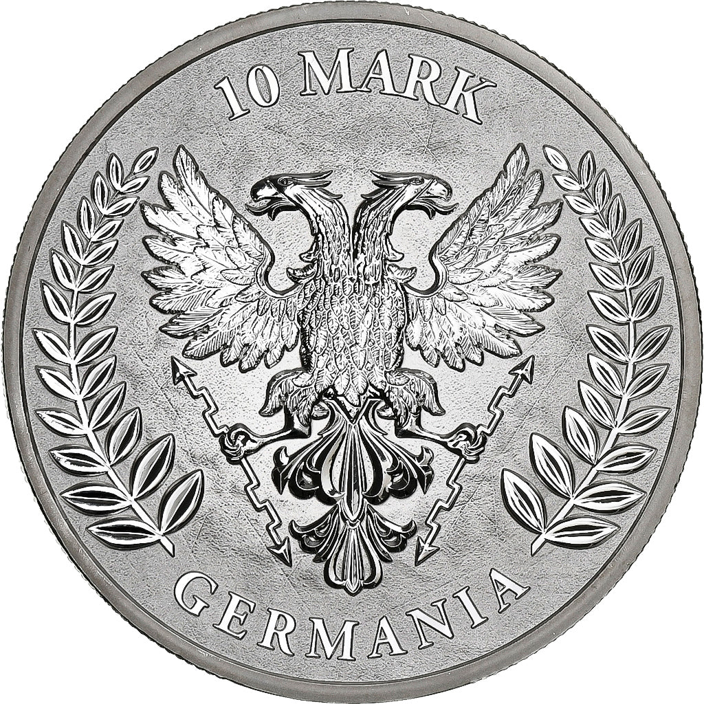 Duitsland, 10 Mark, 2022, 2 Oz, Zilver, UNC-