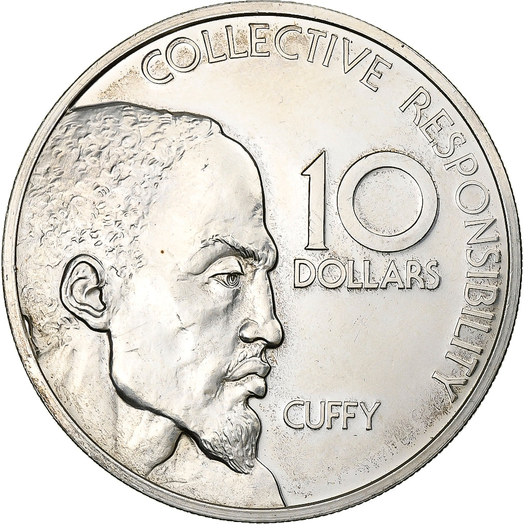 Guyana, 10 Dollars, 1980, Franklin Mint, 10é Anniversaire de l'Independence