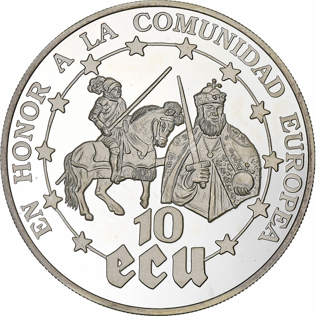 Sahrawi Arab Democratic Republic, 1000 Pesetas-10 Ecu, En Honneur à la