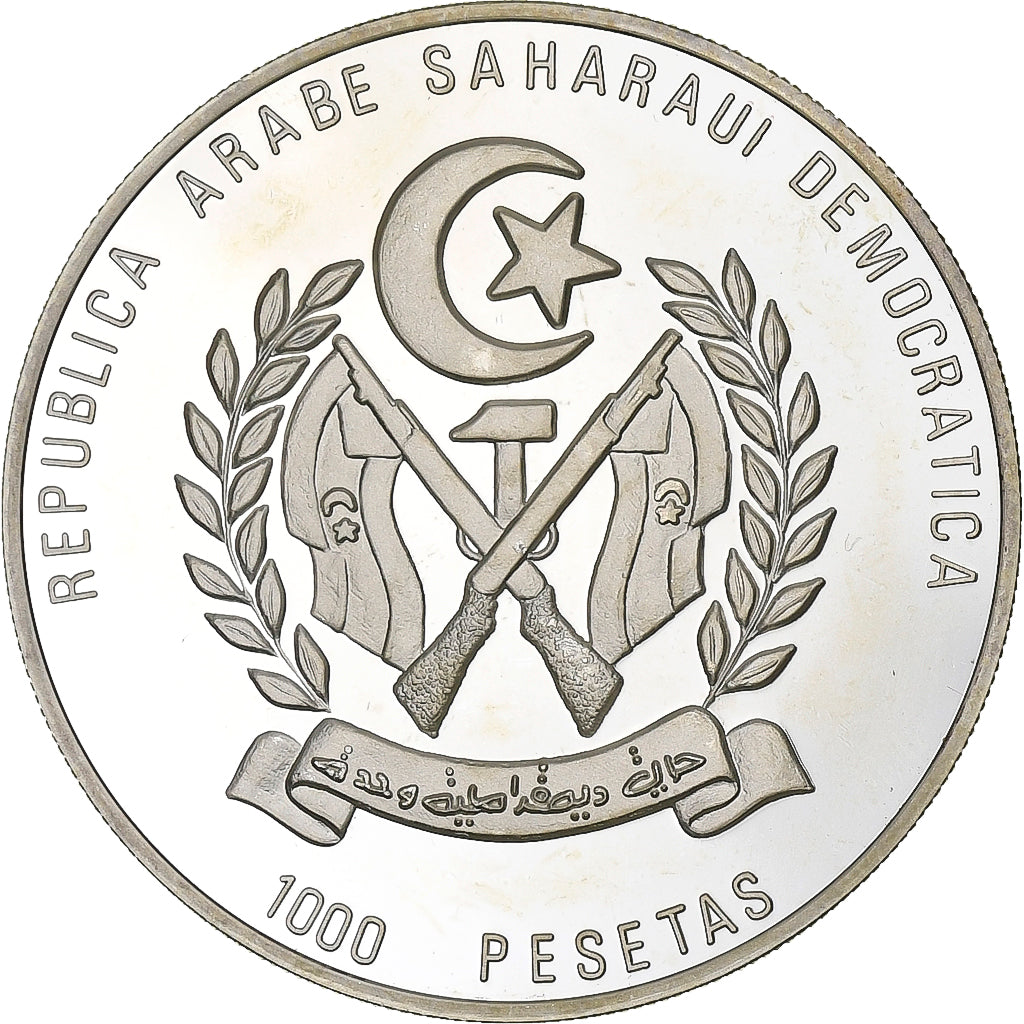 Sahrawi Arab Democratic Republic, 1000 Pesetas-10 Ecu, En Honneur à la