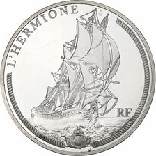 Francia, 10 Euro, L'Hermione, Prueba, 2012, Paris, Plata, EBC