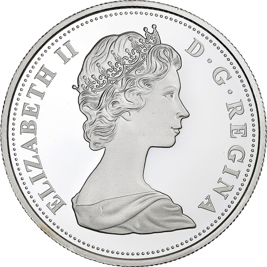 Canadá, Elizabeth II, Dollar, 2017, Ottawa, Prueba, Plata, SC