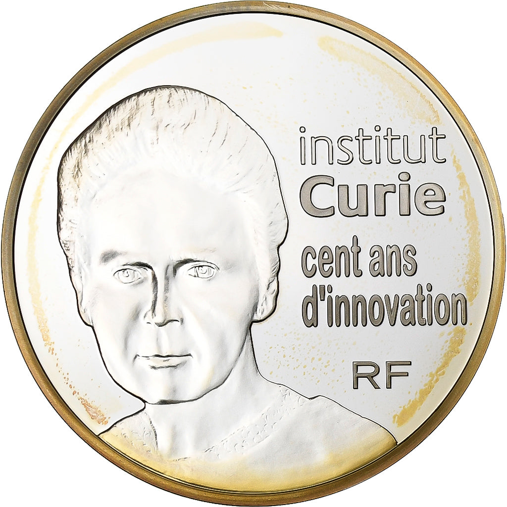 Frankrijk, 10 Euro, Institut Curie, 2009, Paris, Zilver, UNC-, KM:1611