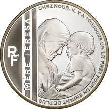 Francia, 10 Euro, Mère Teresa, 2010, Paris, Argento, SPL, KM:1695