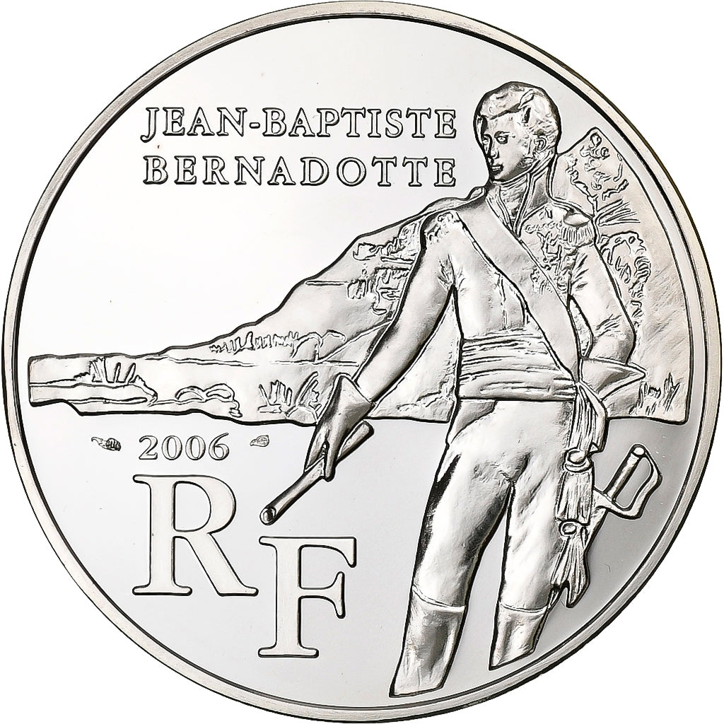 Francia, 1/4 Euro, Jean-Baptiste Bernadotte, 2006, Paris, Argento, SPL, KM:1445