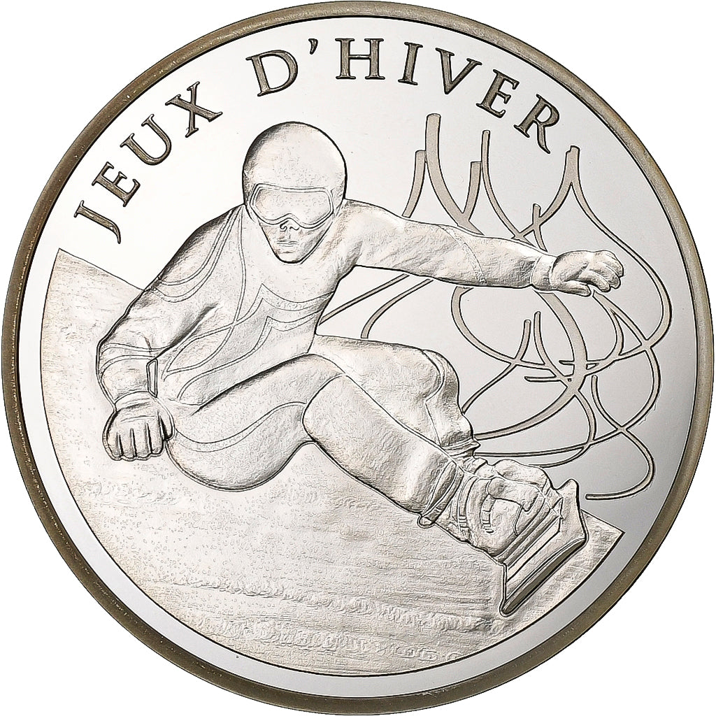 Frankreich, 10 Euro, Jeux d'Hiver 2013 - Snowboard, PP, 2013, Paris, Silber, UNZ